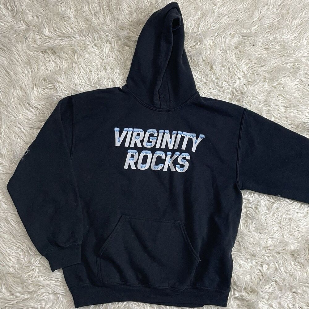Virginity Rocks x Danny Duncan Men's Hoodie Sweatshirt Green Size Extra Large M
